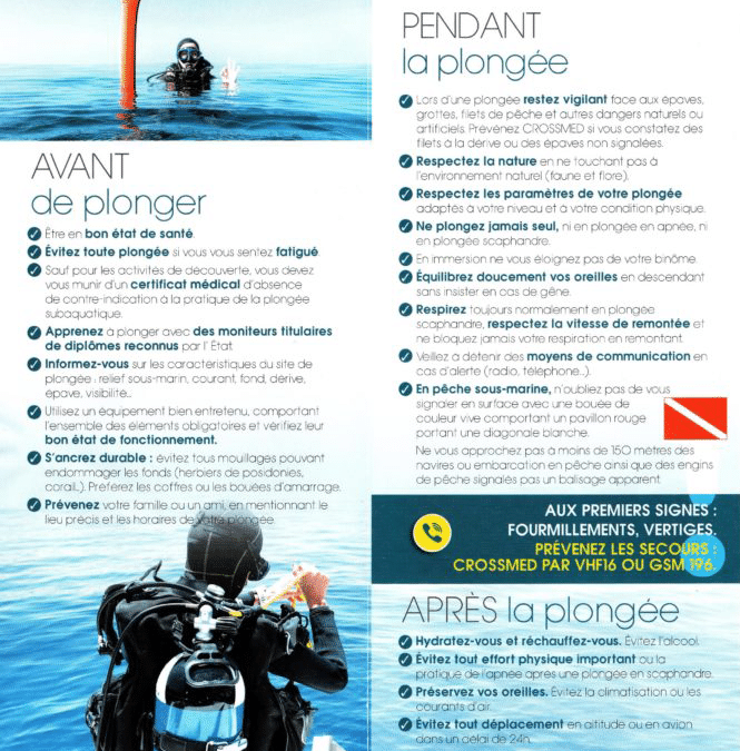FFESSM : Règles de sécurité